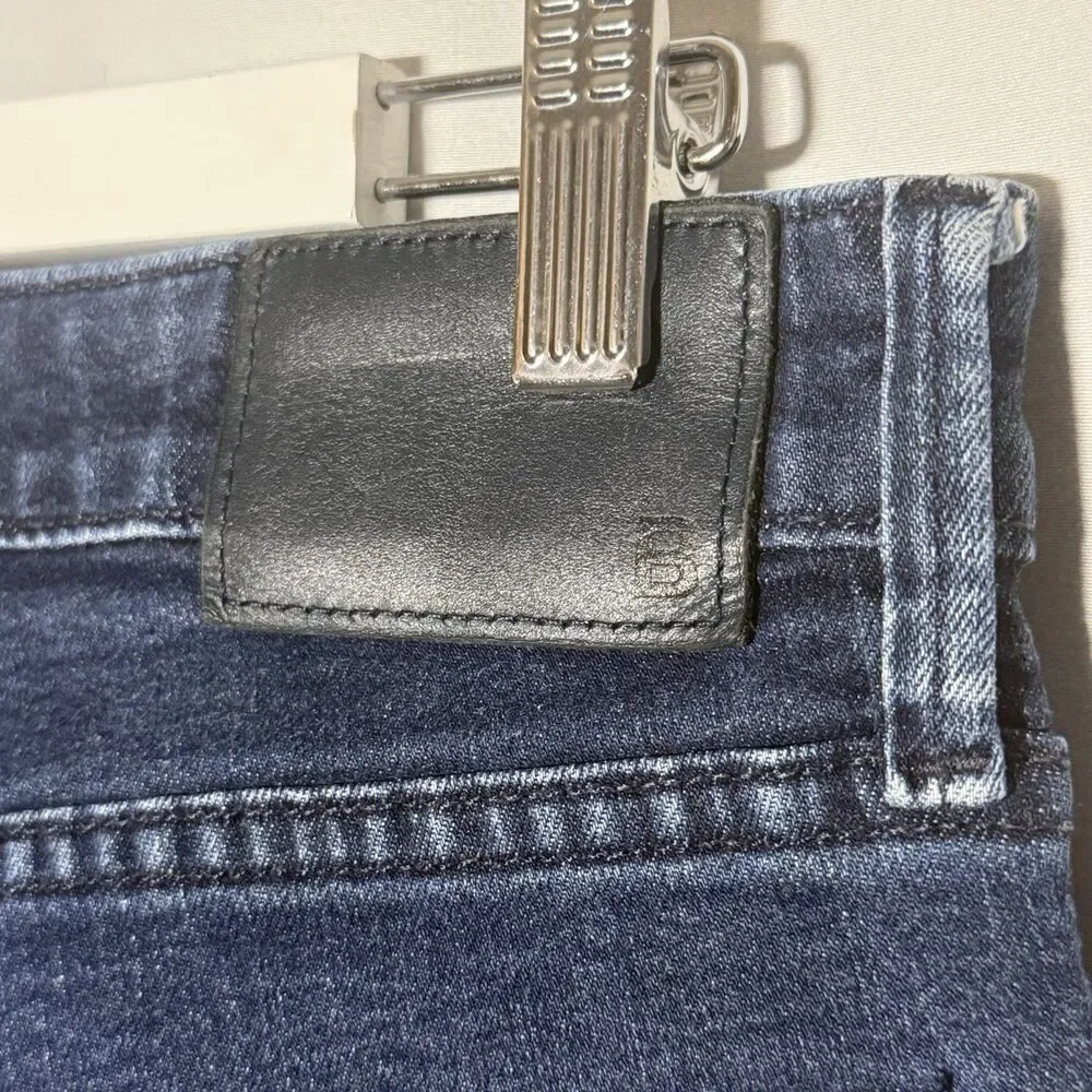 Bonobos Men's Size 33x32 Blue Jeans Dark Wash Straight Slim Stretch Denim